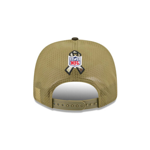 San Francisco 49ers Olive Curved Brim Mesh Trucker Cap