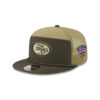 San Francisco 49ers Olive Split Panel Rope Trucker Cap