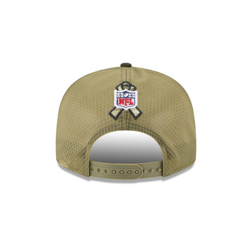 San Francisco 49ers Olive Split Panel Rope Trucker Cap