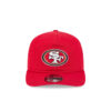 San Francisco 49ers Oval Logo Side Patch Adjustable Cap in Red