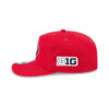 San Francisco 49ers Oval Logo Side Patch Adjustable Cap in Red