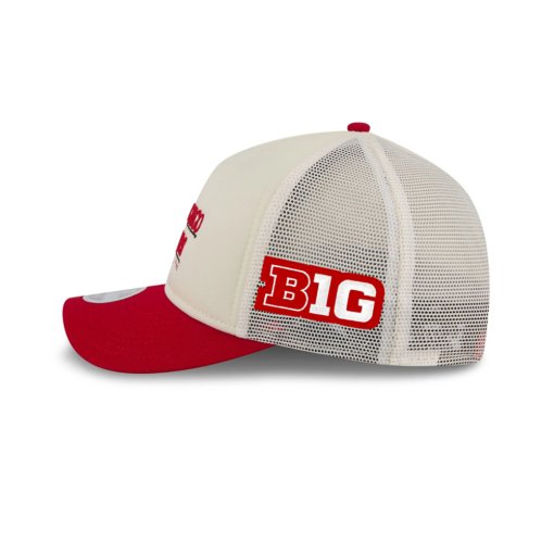 San Francisco 49ers Retro Chrome Women’s A-Frame Trucker Cap in White