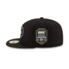 San Francisco 49ers Side Patch Fitted Cap in Black and White