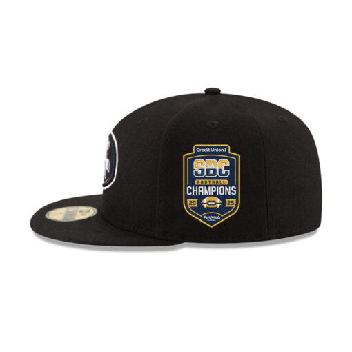 San Francisco 49ers Side Patch Fitted Cap in Black and White