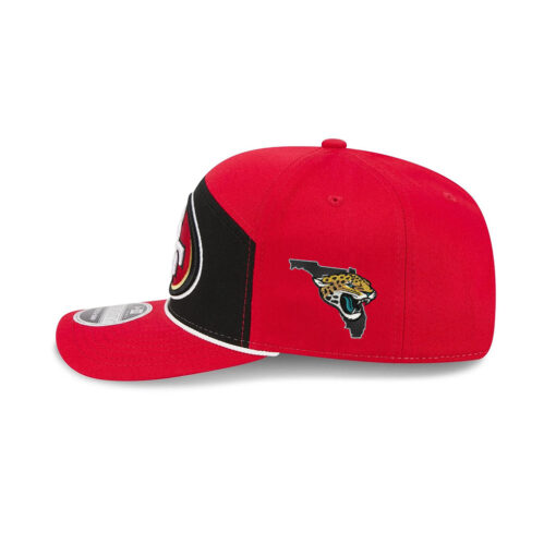 San Francisco 49ers Split Panel Stretch Snap Cap
