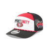 San Francisco 49ers Split Panel Trucker Cap in Red, White and Black