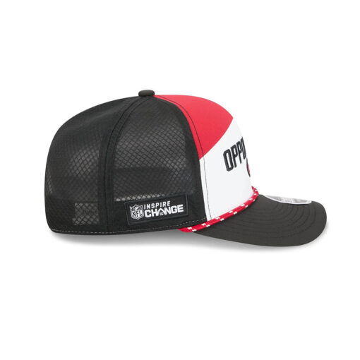 San Francisco 49ers Split Panel Trucker Cap in Red, White and Black