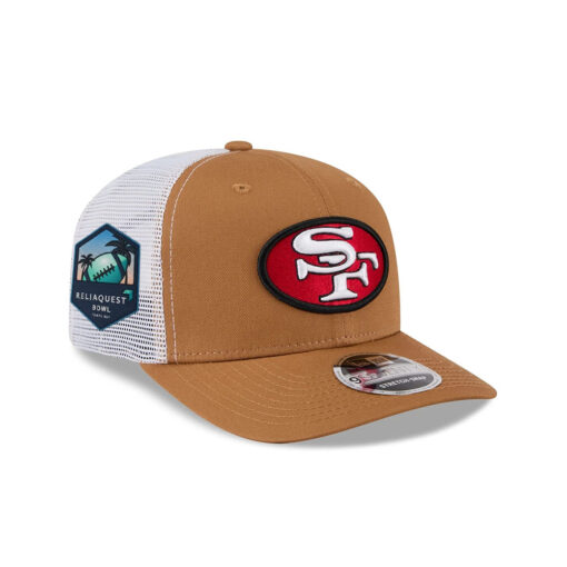 San Francisco 49ers Trucker Cap in Bronze