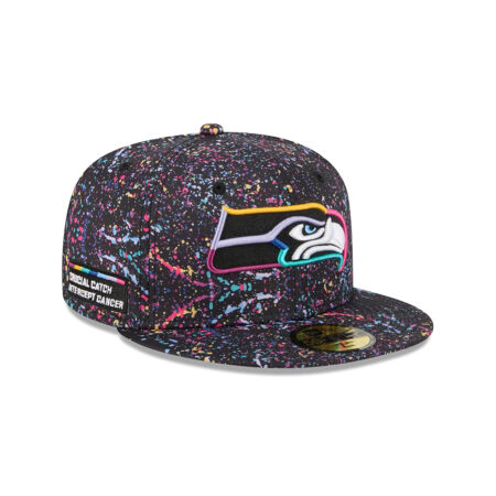 Seattle Seahawks Awareness Fan Fitted Cap