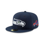 Seattle Seahawks Big Game Side Patch Fitted Cap