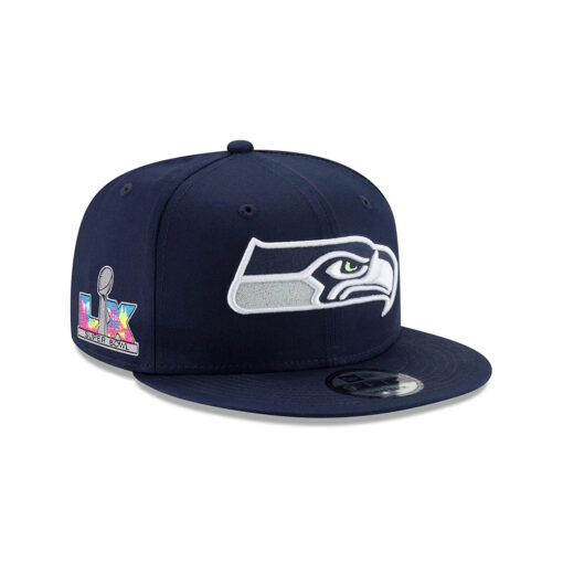 Seattle Seahawks Big Game Side Patch Snapback Cap