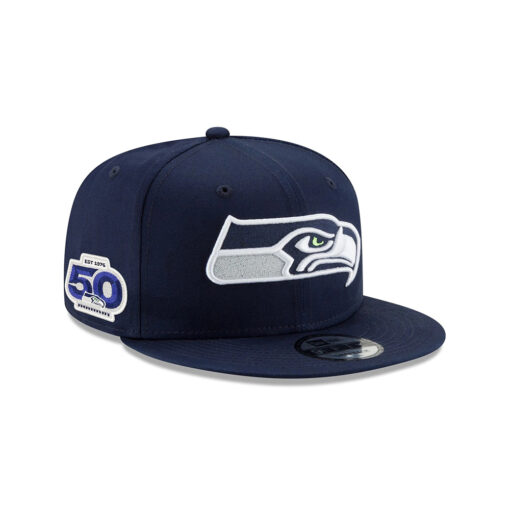 Seattle Seahawks Black Anniversary Snapback Cap
