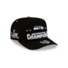 Seattle Seahawks Black Championship Game Snapback Cap