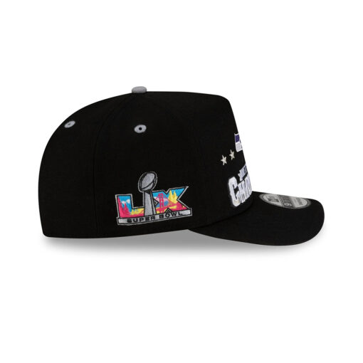 Seattle Seahawks Black Championship Game Snapback Cap Seattle Seahawks Black Championship Game Snapback Cap