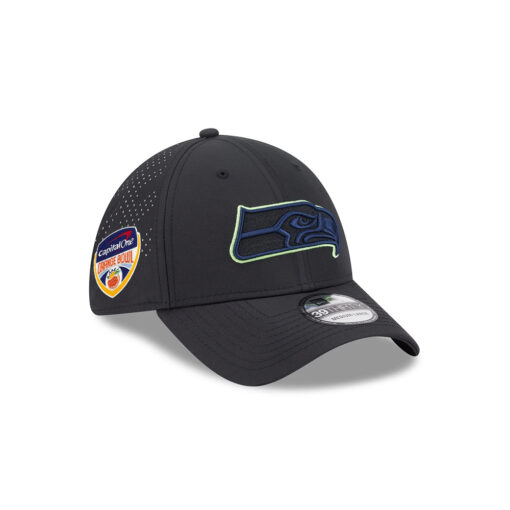 Seattle Seahawks Black Night Game Stretch-Fit Cap Seattle Seahawks Black Night Game Stretch-Fit Cap