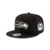Seattle Seahawks Black Victory Snapback Cap in Black
