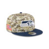 Seattle Seahawks Digital Camouflage Service Fan Snapback Cap