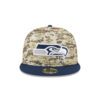 Seattle Seahawks Digital Camouflage Service Fan Snapback Cap