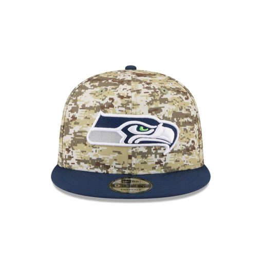Seattle Seahawks Digital Camouflage Service Fan Snapback Cap