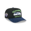Seattle Seahawks Draft Night Fitted Cap in Black