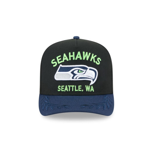 Seattle Seahawks Draft Night Fitted Cap in Black