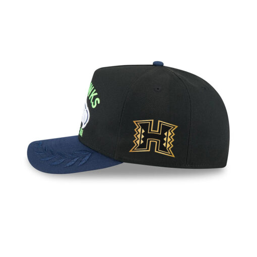 Seattle Seahawks Draft Night Fitted Cap in Black