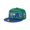 Seattle Seahawks Green Bold Satin Fitted Cap