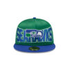 Seattle Seahawks Green Bold Satin Fitted Cap