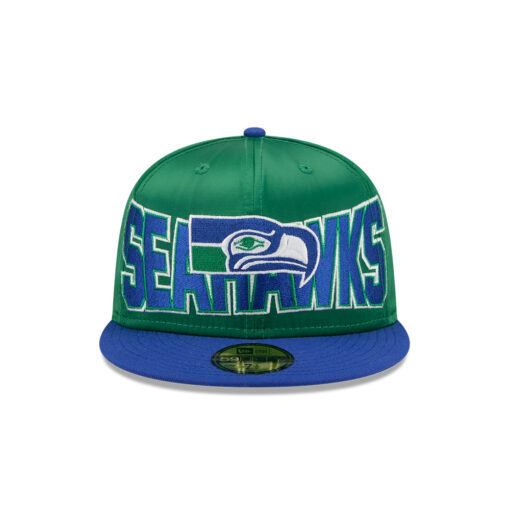 Seattle Seahawks Green Bold Satin Fitted Cap