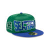 Seattle Seahawks Green Bold Satin Fitted Cap