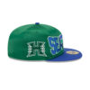 Seattle Seahawks Green Bold Satin Fitted Cap