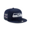 Seattle Seahawks Navy Multi-Year Victory Snapback Cap