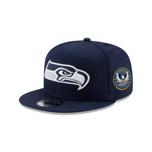 Seattle Seahawks Navy Multi-Year Victory Snapback Cap