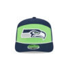 Seattle Seahawks Navy Split Panel Stretch-Snap Cap 2 Seattle Seahawks Navy Split Panel Stretch-Snap Cap