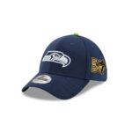 Seattle Seahawks Navy Victory Banner Stretch-Fit Cap