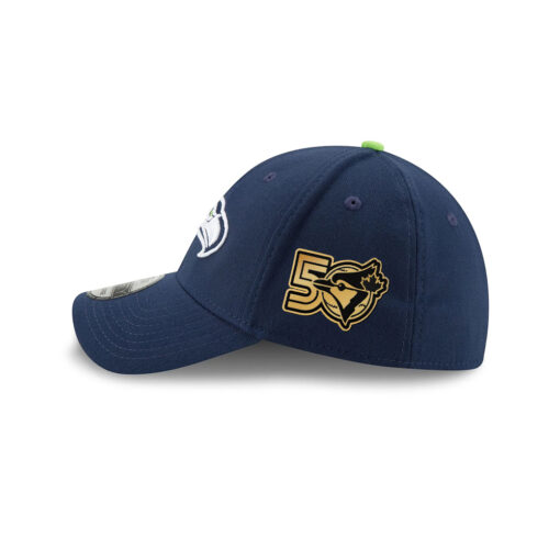 Seattle Seahawks Navy Victory Banner Stretch-Fit Cap