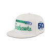 Seattle Seahawks White Retro Corduroy Snapback Cap