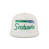 Seattle Seahawks White Retro Corduroy Snapback Cap