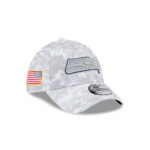 Seattle Seahawks Winter Camo Service Fan Stretch-Fit Cap