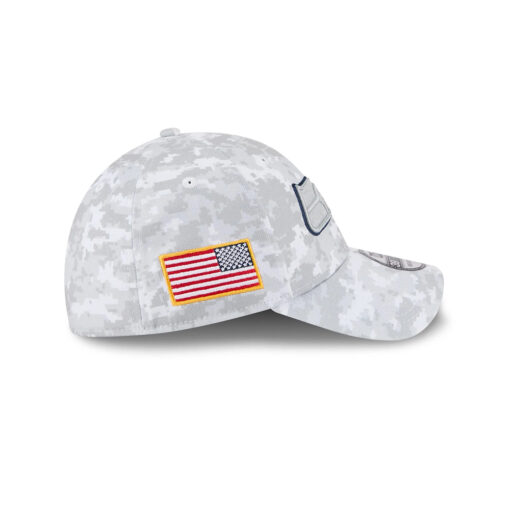 Seattle Seahawks Winter Camo Service Fan Stretch-Fit Cap
