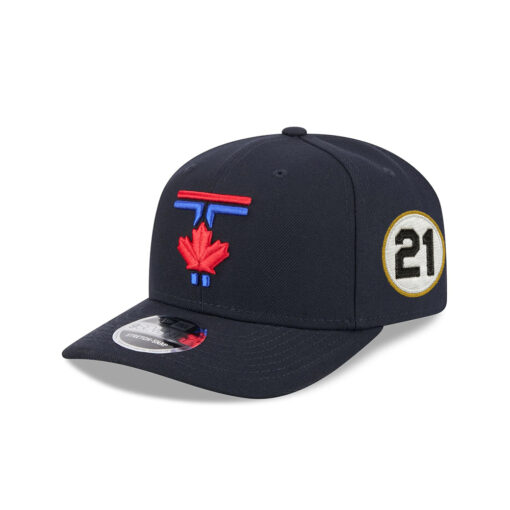 Toronto Blue Jays City Night Stretch-Snap Cap in Black