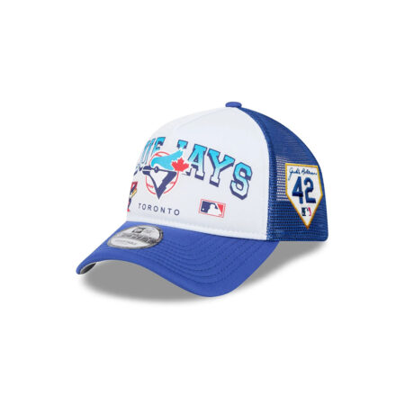 Toronto Blue Jays Classic White Trucker Cap