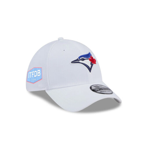 Toronto Blue Jays Clean White Stretch-Fit Cap