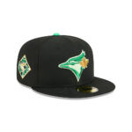 Toronto Blue Jays Clover Fan Fitted Cap in Black