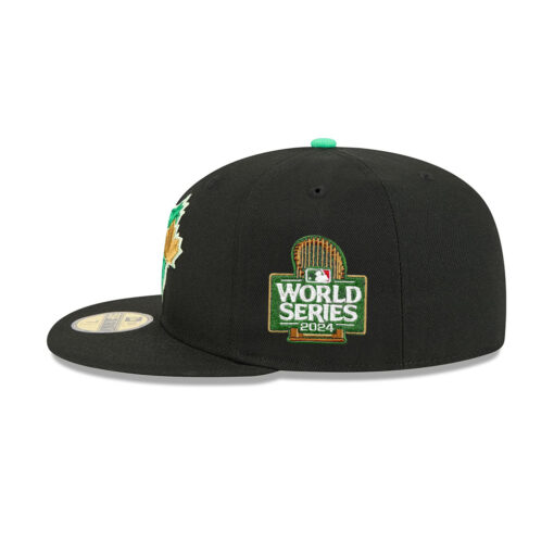 Toronto Blue Jays Clover Fan Fitted Cap in Black