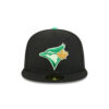 Toronto Blue Jays Clover Fan Fitted Cap in Black
