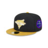 Toronto Blue Jays Metallic Gold Logo Fitted Cap