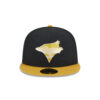 Toronto Blue Jays Metallic Gold Logo Fitted Cap