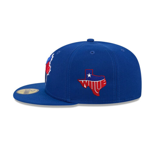 Toronto Blue Jays Number 42 Tribute Fitted Cap in Blue