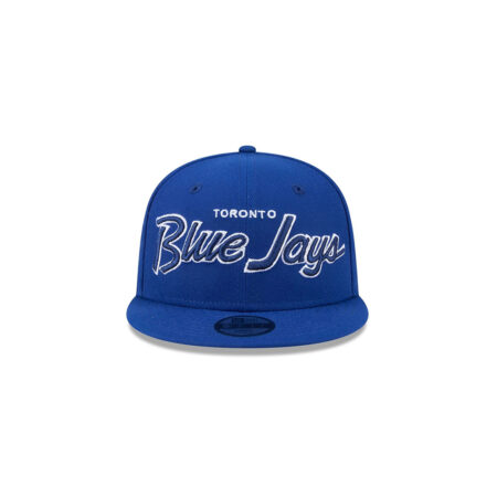 Toronto Blue Jays Script Fan Snapback in Blue